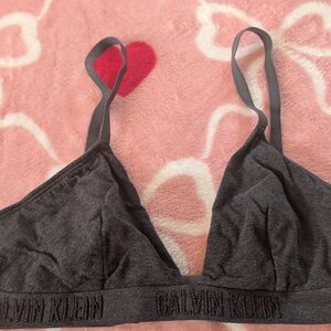 Calvin Klein Women's Gray Bralette